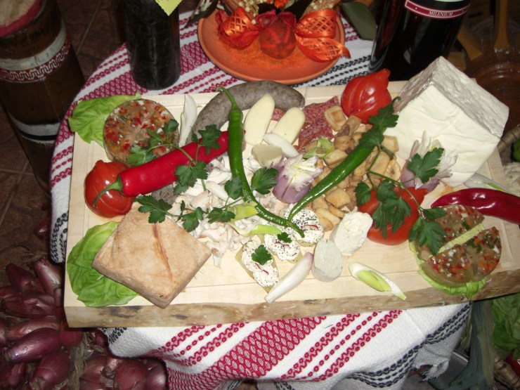 This was the appetizer plate at dinner.