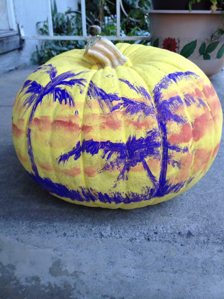 Tropical Inspired Pumpkin