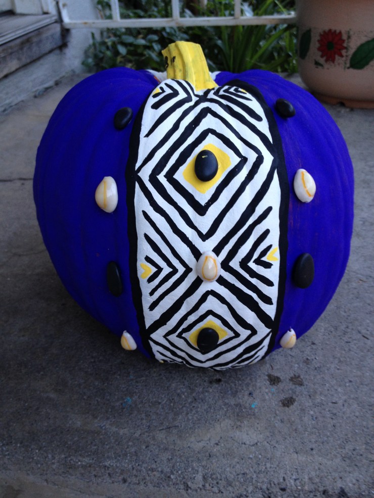 Tribal Inspired Pumpkin